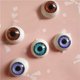 thumbnail image 5 of 100 piezas de ojos redondos simulados de resina, ojos falsos de dibujos animados, decoración creativa DIY para muñecas, ojos para niños, artesanos, fundas de teléfono DIY (colores surtidos), 5 of 5