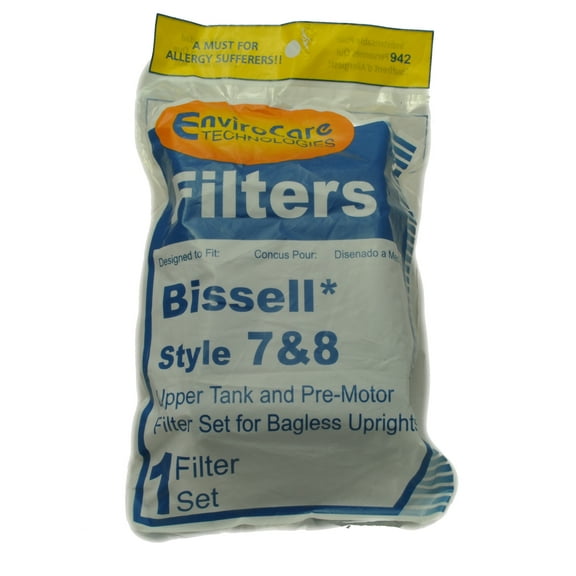 Bissell Style 7 & 8 Upper Tank and Pre Motor Filter