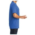 thumbnail image 3 of Yellow Rooster Men's Core Blend Cotton/Polyester Tee Shirt Royal 3XL, 3 of 6