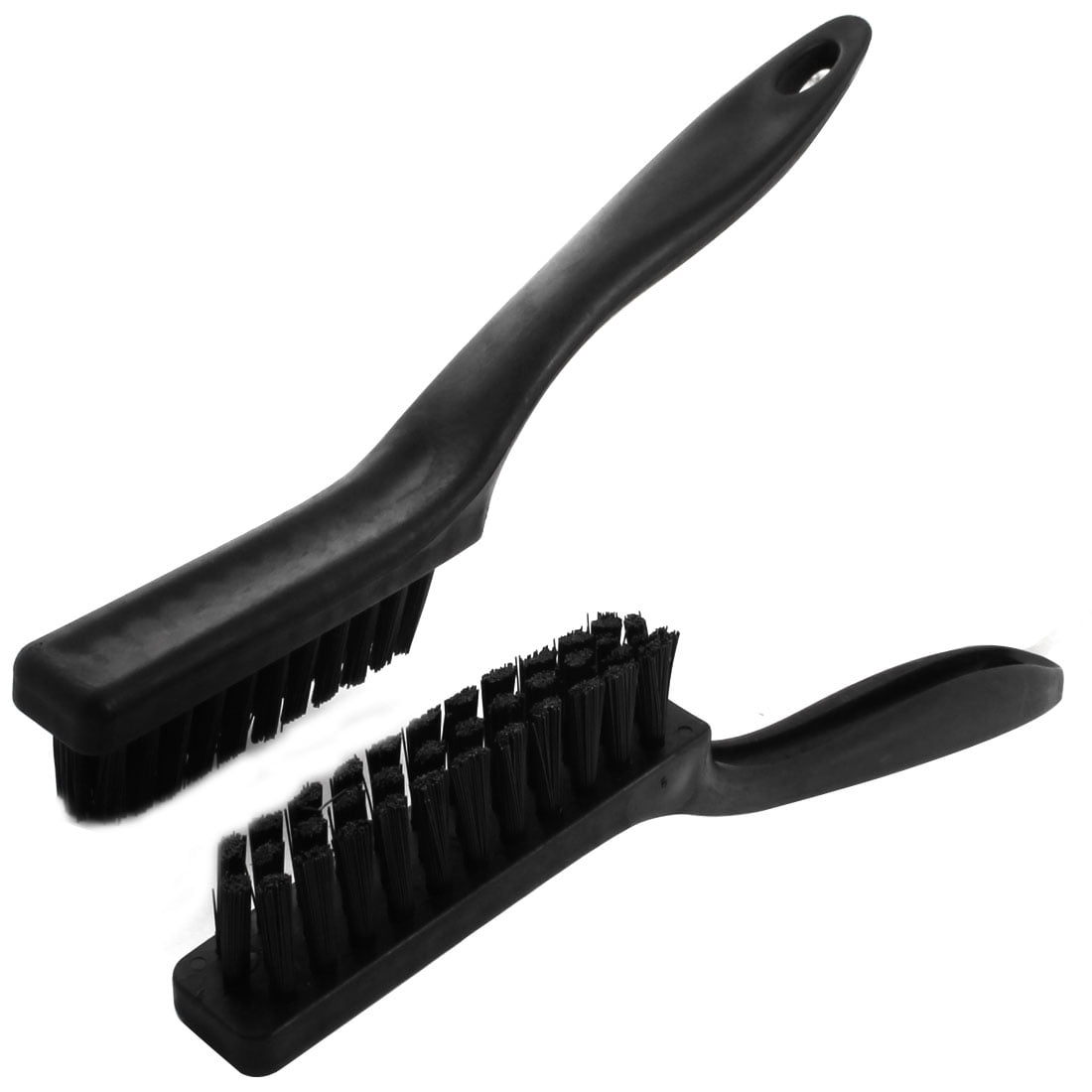 uxcell Plastic Handle ESD Anti Static Conductive Brush U Shape 5 Rows 50 Holes Black