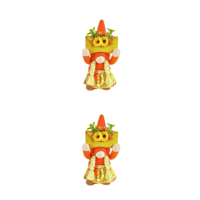 Transemion 1/2/3/5 Cute Autumn Gnome For Gift Choice And Beautiful Decoration Wide Application women 2PCS