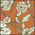 thumbnail image 2 of Zarris, Chariklia 12x12 White Modern Wood Framed Museum Art Print Titled - Butterscotch Chintz IV, 2 of 4
