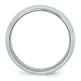 thumbnail image 2 of Stainless Steel Ridged Edge 8mm Polished Band Size 8, 2 of 6