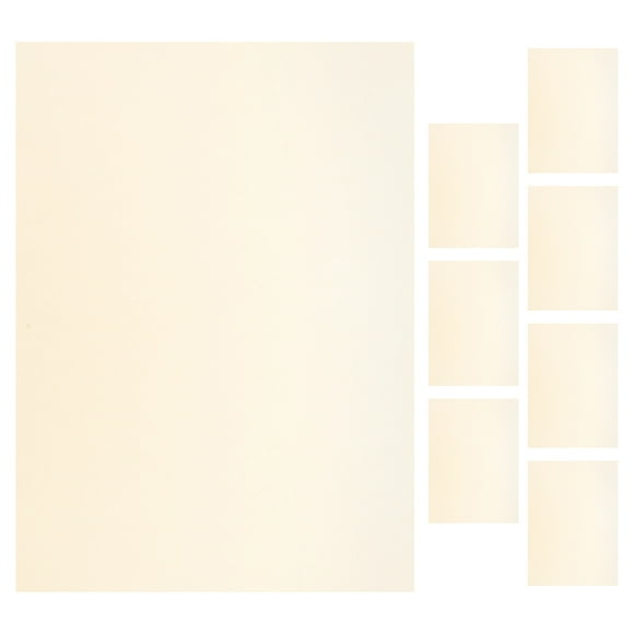 Shisuyan 8Pcs School Certificate Paper Ivory Paper for Graduation Ceremony