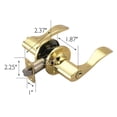 thumbnail image 5 of Design House Pro Springdale Entry Door Lever, Polished Brass, 5 of 16