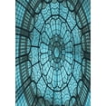 thumbnail image 1 of Ahgly Company Machine Washable Indoor Rectangle Transitional Deep-Sea Blue Area Rugs, 5' x 8', 1 of 7