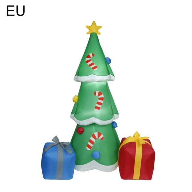 Inflatable Christmas Tree Huge Glowing Xmas Tree Decoration Prop Gift for Indoor Outdoor