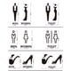 thumbnail image 2 of Letreros de baño, pegatinas acrílicas para damas y caballeros, para hotel, oficina, hogar, restaurante, trabajo dorado, 2 of 2