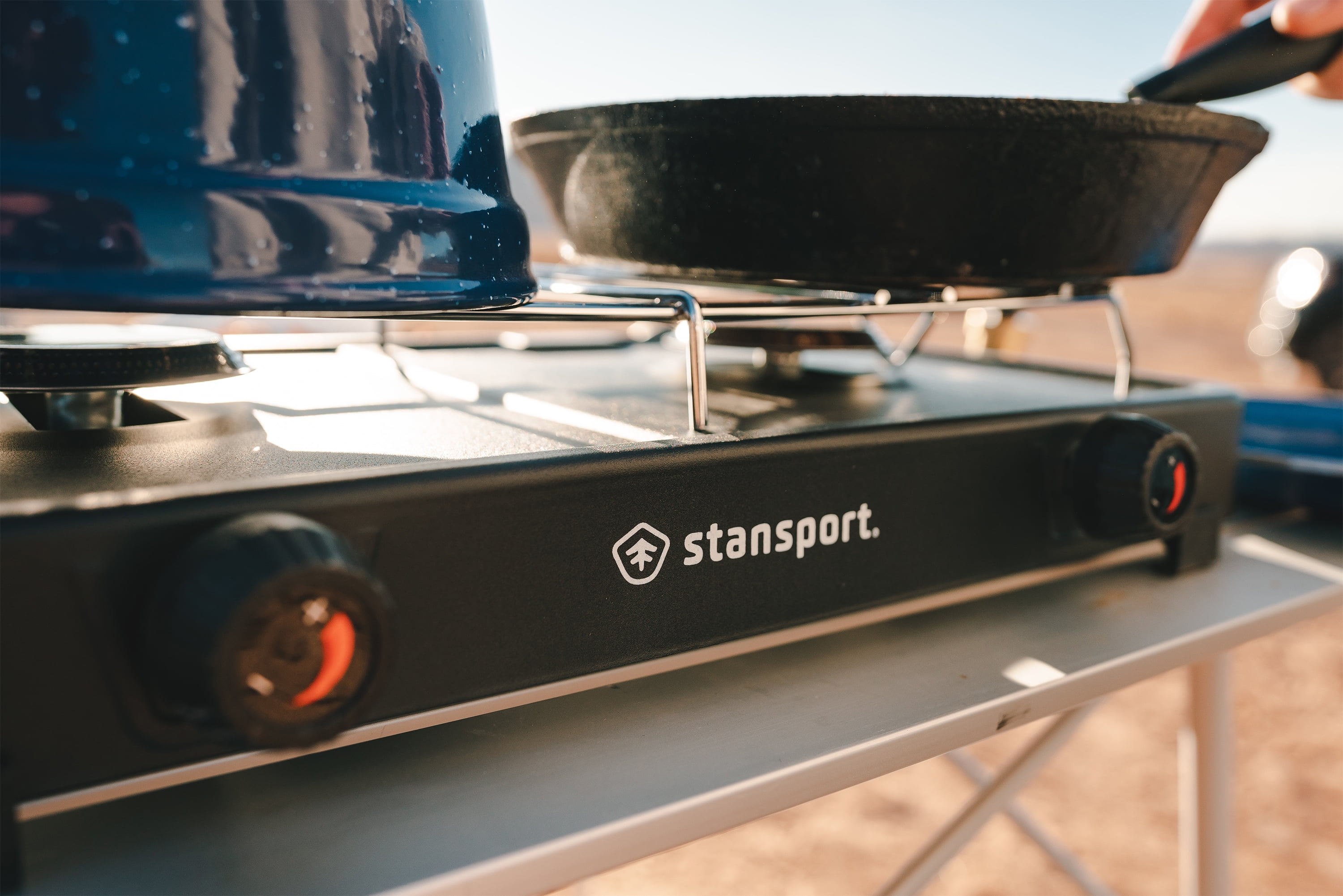 Stansport 2-Burner Regulated Propane Camp Stove