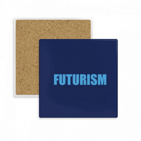 

Modern Literary Trends Futurism Coaster Cup Mat Mug Subplate Holder Insulation Stone