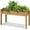 Brown A, variant on Dextrus 48in Poly Wood Raised Garden Bed With Storage Shelf - White