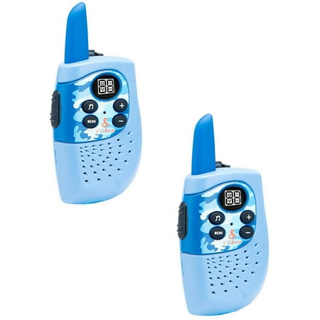 Cobra Hero Series Police & SWAT 16 Mile 22 Channel 2Way Kids Walkie Talkie, Blue