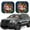 Summer Birds And Flowers, variant on Naloa Sushi 2 Piece Foldable Car Sun Shades, Car Windshield Sunshade, Front Window Sunshade for Car, Truck, SUV - Small