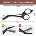 thumbnail image 4 of Stainless Steel Eyebrow Trimmer Scissor With Comb, Eyebrow Cutter Hair Removal Eyebrow Scissors, Eyebrow Trimmer for women, Gifts For Men Women Stocking Stuffers (Colorful), 4 of 8