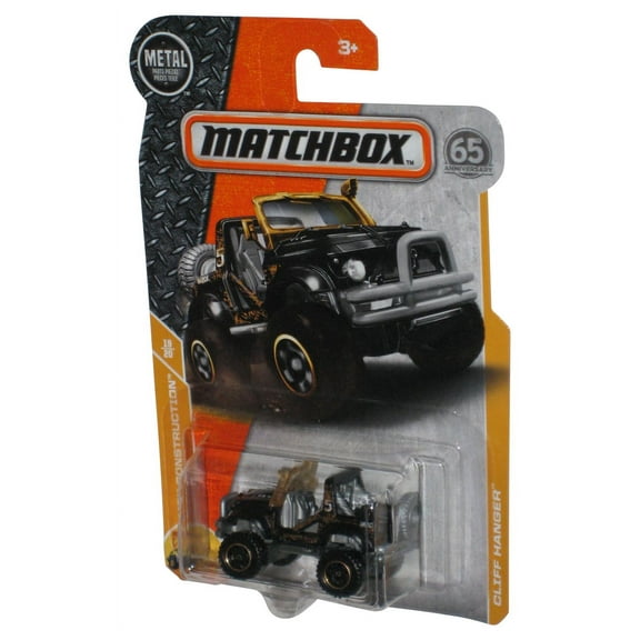 Matchbox MBX Construction 19/20 (2017) Black Cliff Hanger Toy Car 117/125