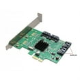 thumbnail image 4 of Syba Multimedia SATA III 4-Port PCI-e Controller Card, with Full and Low Profile Brackets - Serial ATA/600 - PCI Express x1 - Plug-in Card - 4 Total SATA Port(s) - 4 SATA Port(s) Internal, 4 of 4