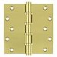 thumbnail image 2 of Deltana DSB66BB3 6" X 6" Solid Brass Square Corner Ball Bearing Mortise Hinge - Brass, 2 of 2
