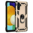 thumbnail image 2 of SaniMore Tri-layer Case for Samsung Galaxy A14 5G 6.6" 2023, 360° Rotating Kickstand Rugged PC Back + TPU Bumper Magnetic Car Mount Anti-fingerprint Anti-fall Heavy Duty Protective Case, Gold, 2 of 7