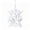 A, variant on Christmas Ornaments 4 Inch White Glitter Carousel Hanging Decor for Car Rearview Mirror Holiday Tree Window Party Decoration