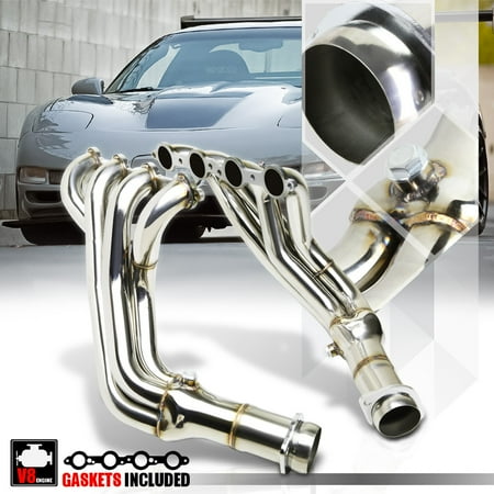 03 Chevy Chevrolet Corvette - SS Long Tube Exhaust Header Manifold for 97-04 Chevy Corvette 5.7 V8 C5 LS1/LS6 98 99 00 01 02 03