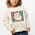 thumbnail image 5 of Ho Ho Ho Glitter Santa - Toddler Graphic Sweatshirt, 5 of 11
