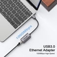 thumbnail image 7 of QGeeM USB Ethernet Adapter,USB 3.0 to 10/100/1000 Gigabit Ethernet LAN Network Adapter Compatible for MacBook Air/Pro,Surface Pro,iMac,Vista,Notebook PC with Windows7/8/10, XP, 7 of 7