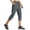 Dark Gray, variant on MASKERT Women's Capri Pants-Lightweight Quick Dry Cargo Hiking Capris Travel Casual Cropped Pants Zipper Pockets Black(Size XS-XXXL)