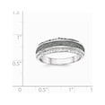 thumbnail image 3 of White Sterling Silver Ring Band Fashion Crystal Clear, 3 of 3