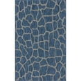 thumbnail image 1 of Unique Loom Outdoor Safari Giraffe Design Rug 5' x 8' Rectangle Blue/Ivory, 1 of 1
