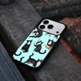thumbnail image 4 of WIRESTER Shockproof Soft Rubber Cover Case for Apple iPhone 17 Pro 6.3" 2025, Black White Tuxedo Cat Playful Postures On Teal, 4 of 5
