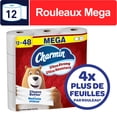 thumbnail image 2 of Charmin Toilet Paper Ultra Strong, 12 Mega Rolls (48 Regular Rolls Equivalent), 2-ply Bathroom Tissue, 2 of 23