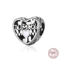 thumbnail image 4 of Pulsera Pandora Original para mujer, cuentas circulares de Plata de Ley 925 con forma de corazón y Animal, fabricación de joyas, bricolaje, 925, 4 of 4
