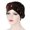 Coffee, variant on Black Chemo Headwrap for Women Polyester Skull Cap Hair Loss Cover Lightweight Head Covering Hat One Size