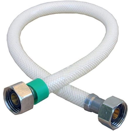 LASCO 10-2413 Water Supply Flex, Braided Vinyl, 1/2-Inch Female Iron Pipe X 1/2-Inch Female Iron Pipe X 12-Inch