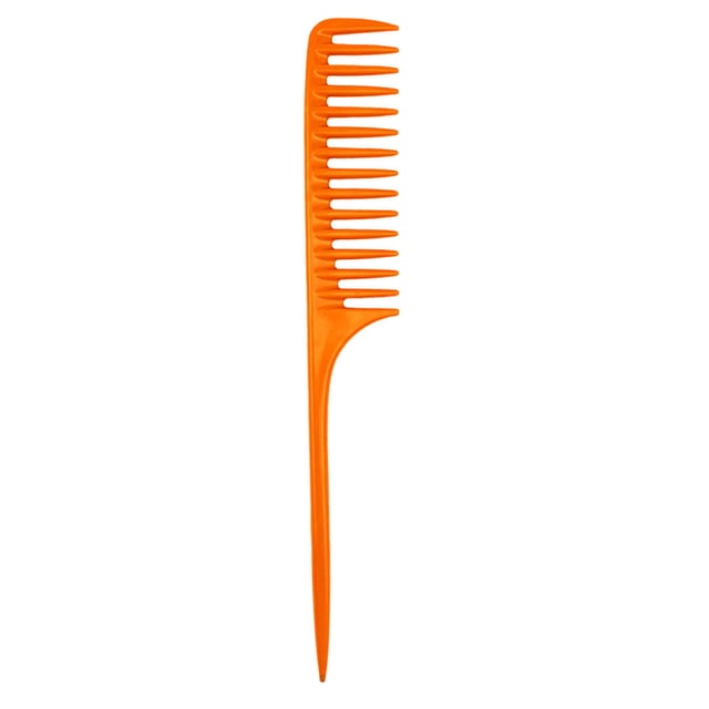 Plastic Tail Comb Detangling Hair Comb Wide Tooth Comb Anti-static Comb Hairdressing Styling Tail Comb for Hair Salon & Wedding Studio