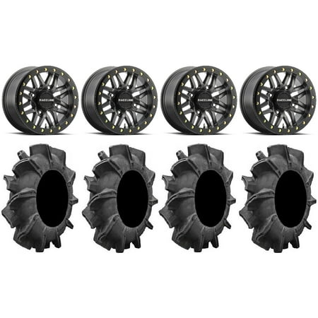 Raceline Ryno Bdlk 14 Gm Wheels 29.5 Assassinator Tires Can-Am Maverick X3 / Honda Pioneer 1000 / Talon