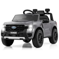 Licensed Ford Ranger Ride on Car for Kids by OLAKIDS, 12V Electric Vehicle with Remote Control, Toddlers Battery Powered Toy Gift with 2 Speeds, Wheels Suspension, Storage Space, Bluetooth USB