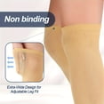 thumbnail image 4 of QJUHUNG 2pairs Extra Wide Non-Binding Diabetic And Circulatory Over The Knee Socks  With Cushioned Sole For Men And Women, 4 of 7