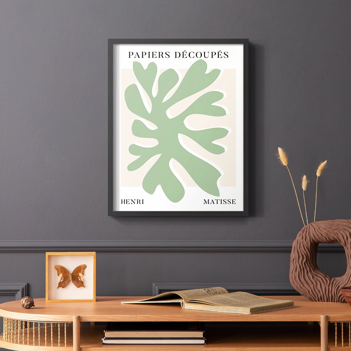 Matisse CV Framed Print in Black Solid Wood 8 x 10 Framed Print