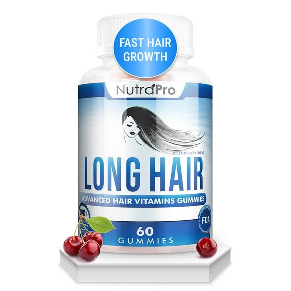 Suplemento para el crecimiento del cabello NutraPro Long Hair Gummies