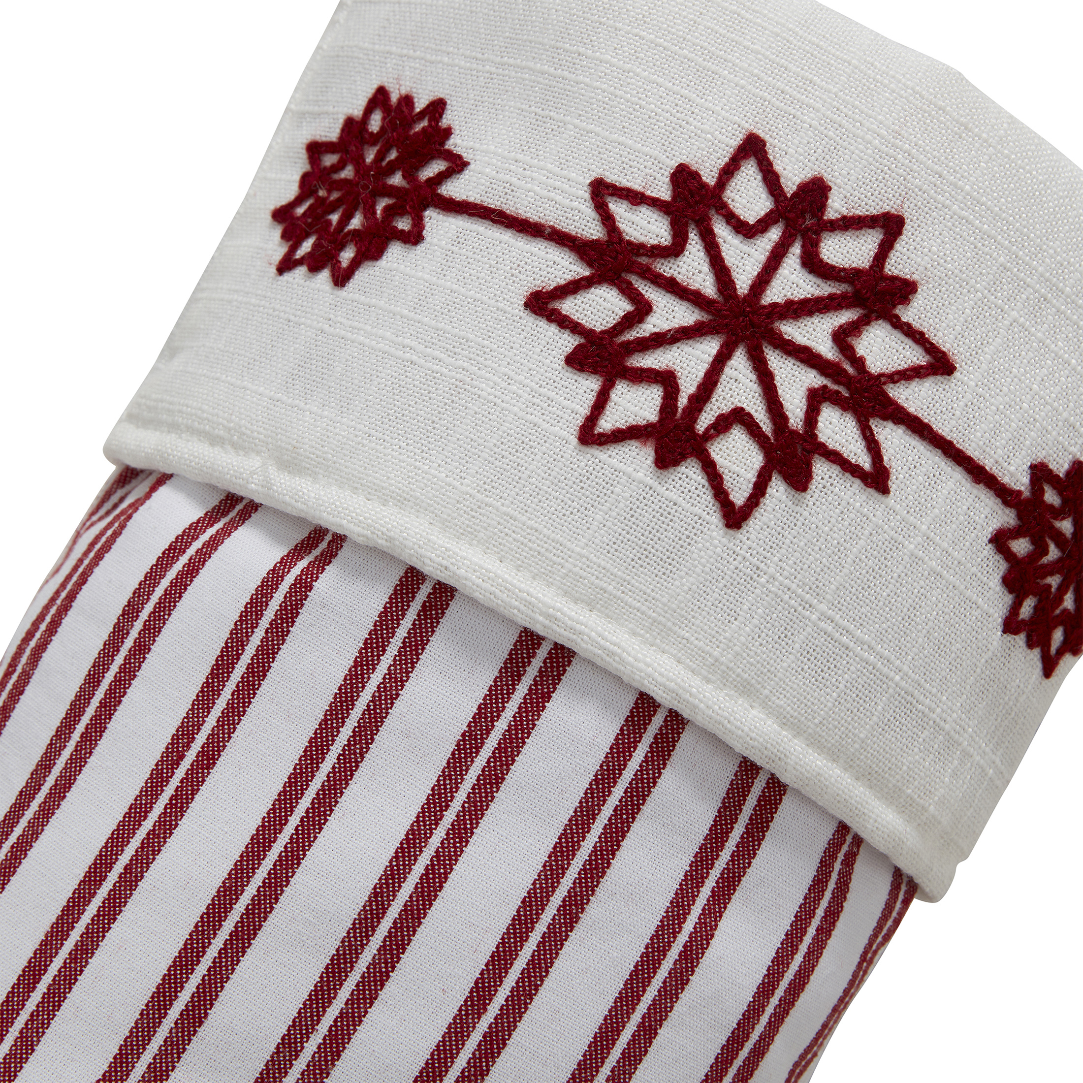 My Texas House Fallon Red Snowflake Christmas Stockings, 21" (2 Count) - image 5 of 6