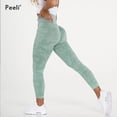 thumbnail image 3 of Mallas de camuflaje sin costuras para mujer, pantalones de Yoga de cintura alta, mallas deportivas con fruncido en el trasero, mallas deportivas para botín, mallas deportivas para gimnasio, 3 of 5