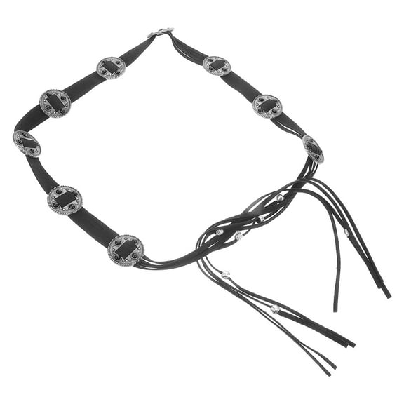 FRCOLOR Western Style Belt Girl Miss 146.00X3.80X0.80CM Black