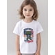 thumbnail image 1 of Girls' Patriotic Military Veteran Graphic T-Shirt - "Veterans quot; Design with American Flag & Saluting Soldier, White Casual Short Sleeve Tee for Summer, Everyday Kids Clothing, Perfect fo, 1 of 6