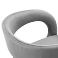 thumbnail image 6 of Modway Pinnacle 20" Upholstered Fabric Dining Chair in Gray (Set of 2), 6 of 10