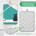 thumbnail image 6 of Yayeee Pot Holders Kitchen Heat Resistant with Pocket 7"x9.8" Cotton Oven Cooking Hot Pads, Black Cat and Coffee, 6 of 7