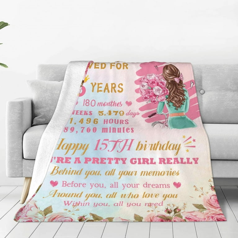 17th Birthday Gifts Throw Blanket 60x50, Best Gifts For 17 Year