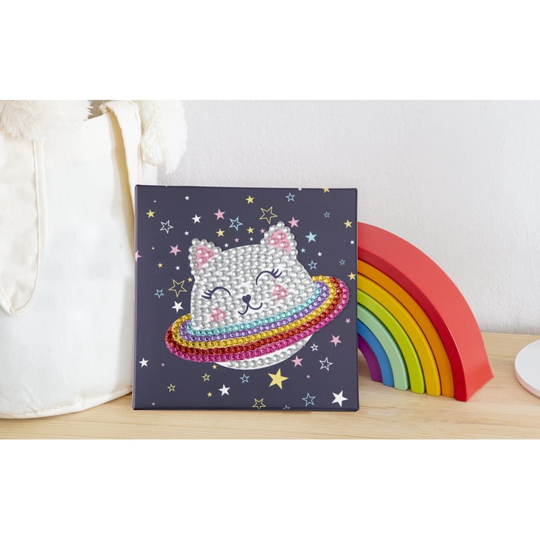 DIAMOND DOTZ® BIG DOTZ® DOTZ® Box Cat with Rainbow Diamond