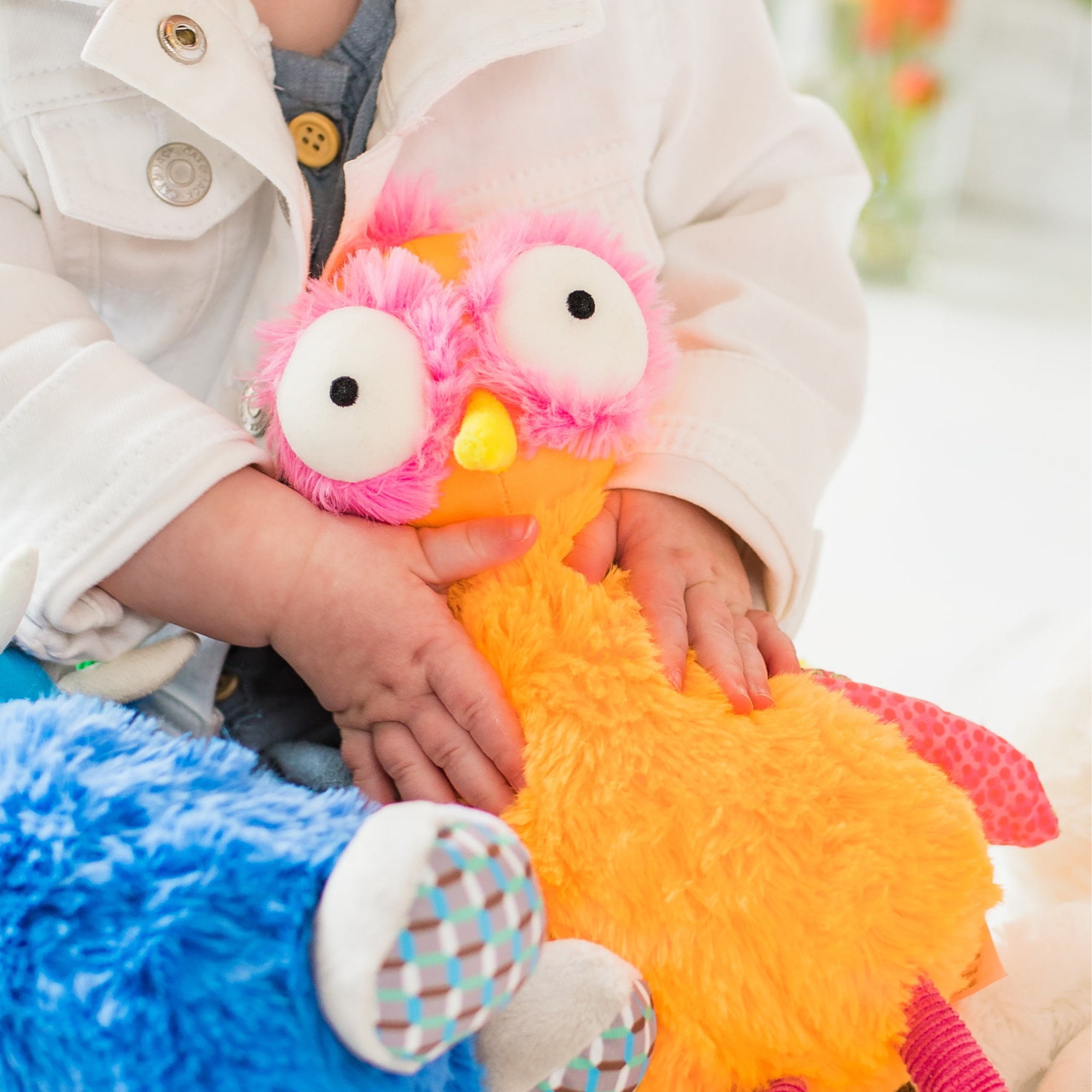 Inklings Baby & Toddler 12" Plush Soft Bean Bag Toy, Ollie The Oddball Oddbird, Inclusive Kids Stuffed Animal for All Families, Gender Neutral, Funky, Fun Sensory Gift
