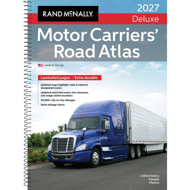 Rand McNally 2027 Deluxe Motor Carriers Road Atlas, (Paperback)